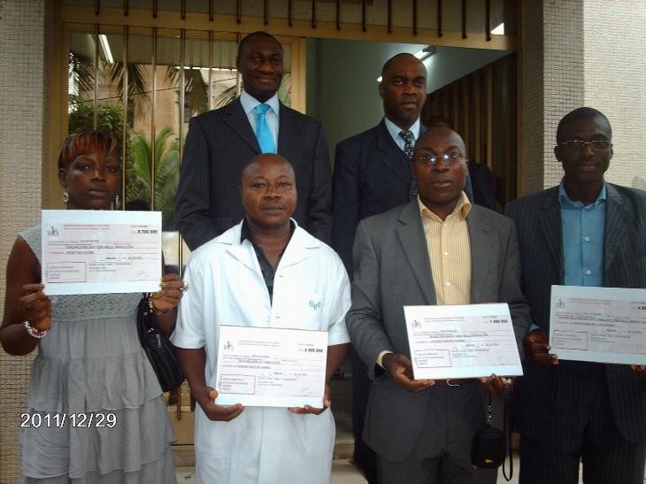Cérémonie de remise symbolique de chèques à des promoteurs bénéficiaires: le Discours du DG du FNS, F. Dogoh Madou